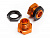 Хабы колес 17мм (ширина 5mm) с гайками (Orange/Black) 2компл