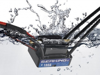 Бесколлекторный регулятор Hobbywing Seaking-180A-V3-CTP (180A-1080A, Boat) влагозащищённый