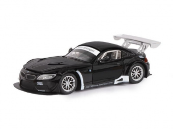 Машина ''АВТОПАНОРАМА'' BMW Z4 GT3, черный, 1/24, свет, звук, в/к 24,5*12,5*10,5 см