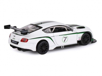 Машина ''АВТОПАНОРАМА'' Bentley Continental GT3 Concept, белый, 1/24, в/к 24,5*12,5*10,5 см