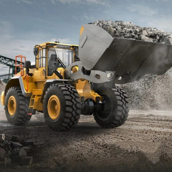 Радиоуправляемый колесный погрузчик Double Eagle Volvo L260H 1/16 2.4G RTR