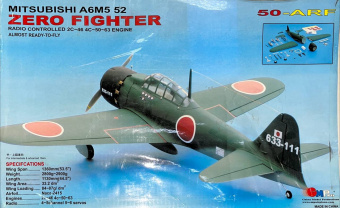 Радиоуправляемая модель самолета CMPro Mitsubishi Zero Fighter A6M5 52