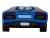 Машина АВТОПАНОРАМА Lamborghini Aventador Coupé, 1/24, синий, свет, звук, в/к 24,5*12,5*10,5 см