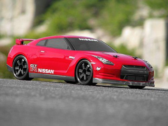 Кузов туринг 1/10 - NISSAN GT-R (R35) (200mm) неокрашен/ с отражателями