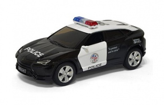 Машинка Kinsmart Lamborghini Urus Police 1:36 (инерция) б/к