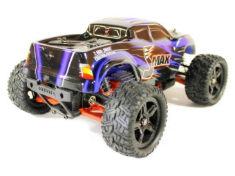 Радиоуправляемый монстр Remo Hobby SMAX UPGRADE (синий) 4WD 2.4G 1/16 RTR