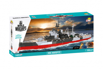 Конструктор COBI Линкор HMS Warspite (Корабль Его Величества Уорспайт) COBI-3082