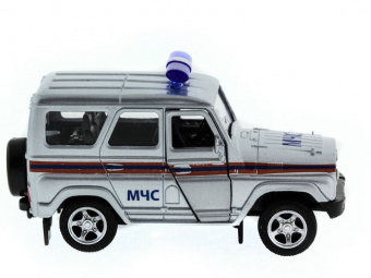 Машина ''АВТОПАНОРАМА'' инерц. УАЗ-469 (МЧС) 1/50, в/к 12*7*5,5 см