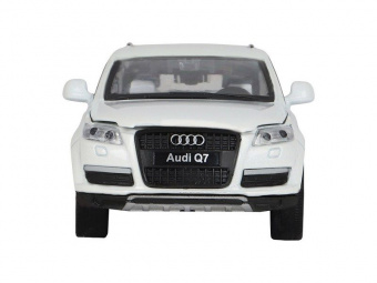 Машина ''АВТОПАНОРАМА'' Audi Q7, белый, 1/32, свет, звук, инерция, в/к 17,5*13,5*9 см
