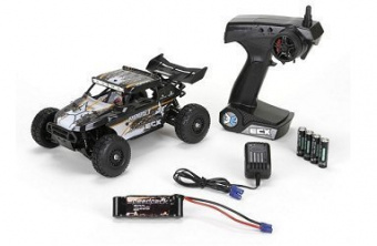 Радиоуправляемый багги ECX 1:18 Desert Buggy Roost 4WD 2.4 Ghz, электро, RTR (черно-оранжевый)