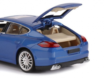 Машина ''АВТОПАНОРАМА'' Porsche Panamera S, синий, 1/24, свет, звук, в/к 24,5*12,5*10,5 см