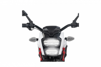 Детский электромобиль мотоцикл Harley Davidson Сине-белый