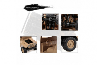 Радиоуправляемый Jeep 1:14 US M151 4WD 1:14 2.4G