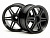 Диски 1/10 - 12 SPOKE CORSA BLACK 26MM (3MM OFFSET) 2шт