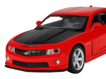 Машина ''АВТОПАНОРАМА'' Chevrolet Camaro SS, красный, 1/32, свет, звук, инерция, в/к 17,5*13,5*9 см
