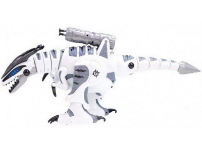 Радиоуправляемый робот-динозавр LENENG TOYS K9 Dinosaur звук, свет, танцы, сенсор, стреляет присосками