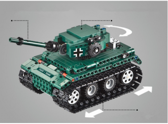 Радиоуправляемый конструктор CaDa Танк C51018W (313 деталей)