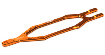 Фиксатор аккумулятора (оранж) для Traxxas 1/10 Slash 4x4 и Slash 2WD