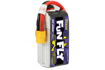 Аккумулятор Tattu Funfly Series 1300mAh 14.8V 100C 4S1P Lipo с разъемом XT60