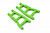 Slash 2wd Rear A-arms - Green