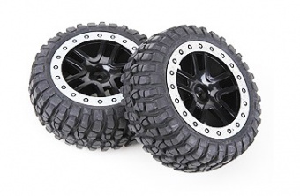 Колеса в сборе (2шт) Remo Hobby: 9EMU, SCORPION, RALLY MASTER
