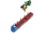Лесовоз Siku 1659 Тягач с платформой с бревнами 1/87