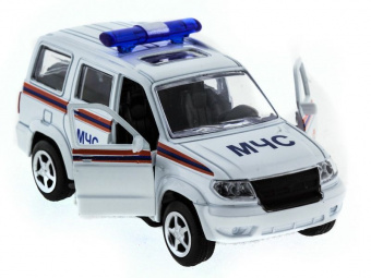 Машина ''АВТОПАНОРАМА'' инерц. УАЗ Патриот (МЧС) 1/50, в/к 12*7*5,5 см