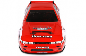 Радиоуправляемый автомобиль HPI 1:10 E10 Nissan S13 Discount Tire 4WD 2.4 Ghz, электро, RTR