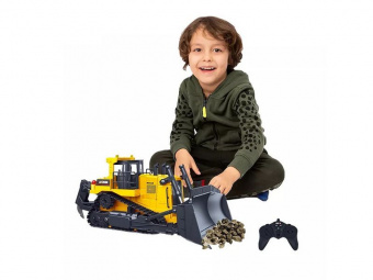 Радиоуправляемый бульдозер HUI NA TOYS 2.4G 11CH 1/16 RTR