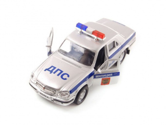 Машина Autotime ''ГАЗ-31105 ''ВОЛГА'' полиция 1:43