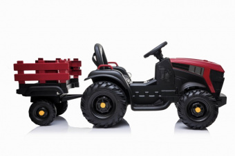Детский электромобиль Bettyma трактор с прицепом 2WD 12V Красный