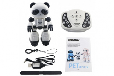 Радиоуправляемый интерактивный робот Crazon (Белый)
