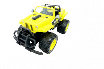 Радиоуправляемый внедорожник Winyea Jeep Wrangler Hurricane 2WD 1:12 Желтый