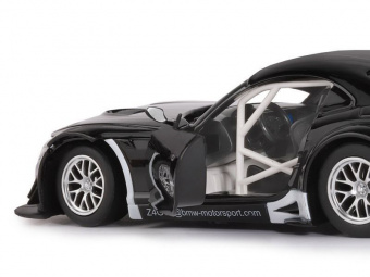 Машина ''АВТОПАНОРАМА'' BMW Z4 GT3, черный, 1/24, свет, звук, в/к 24,5*12,5*10,5 см