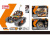 Р/У конструктор Qihui Mechanical Master Скоростной вездеход (392 детали), оранжевый