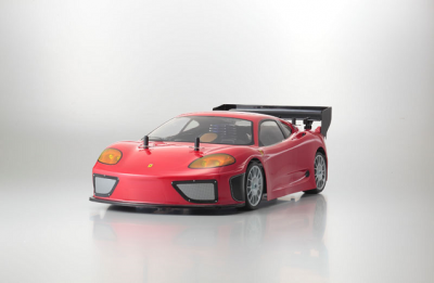 Радиоуправляемый автомобиль Kyosho 1:10 GP FW-06 Race Spec Ferrari 360 GTC 4WD 2.4 Ghz, ДВС,  RTR