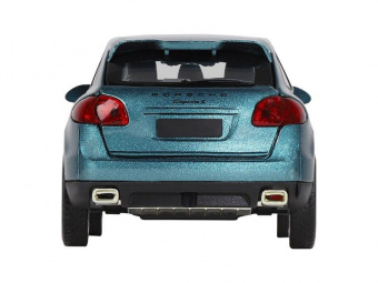 Машина ''АВТОПАНОРАМА'' Porsche Cayenne S, голубой, 1/32, свет, звук, инерция, в/к 17,5*13,5*9 см