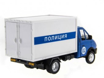 Машина ''АВТОПАНОРАМА'' ГАЗель (полиция) 1/28, в/к 24*14*12 см