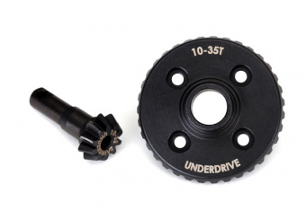 Ring gear, differential: pinion gear, differential (underdrive, machined)