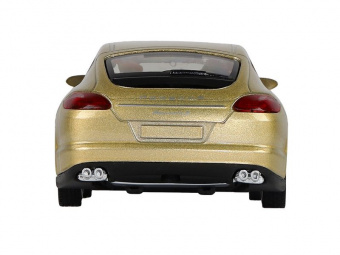 Машина ''АВТОПАНОРАМА'' Porsche Panamera S, золотой, 1/32, свет, звук, инерция, в/к 17,5*13,5*9 см