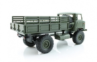 Радиоуправляемая машина WPL Газ 66 грузовая 1:16 + акб RTR 2.4G
