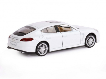 Машина ''АВТОПАНОРАМА'' Porsche Panamera S, белый, 1/32, свет, звук, инерция, в/к 17,5*13,5*9 см