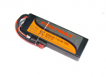 Аккумулятор LiPo Fullymax 7.4V 6500мАч 55C (Жесткий корпус)