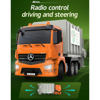 Радиоуправляемый мусоровоз Double Eagle Mercedes-Benz ANTOS 1/26 2.4G RTR