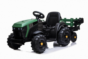 Детский Электромобиль Bettyma трактор с Прицепом 2WD 12V Зеленый