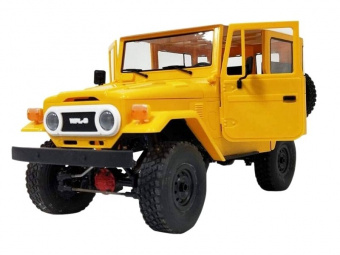 Радиоуправляемая машина WPL Toyota FJ40 (желтая) 4WD 2.4G 1/16 RTR