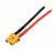 Разъем Amass XT30U (female) на проводе 10cm 16AWG
