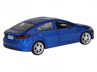 Машина ''АВТОПАНОРАМА'' HYUNDAI ELANTRA, синий, 1/40, инерция, в/к 17,5*12,5*6,5 см