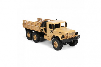 Радиоуправляемая машина WPL военный грузовик (песочный) 6WD 2.4G 1/16 RTR