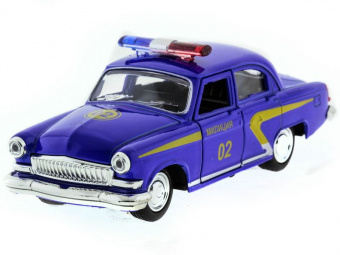 Машина ''АВТОПАНОРАМА'' инерц. ГАЗ-21 (милиция) 1/43, в/к 14*7*5,5 см